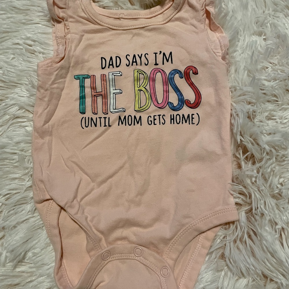 Baby girl onesie shirt